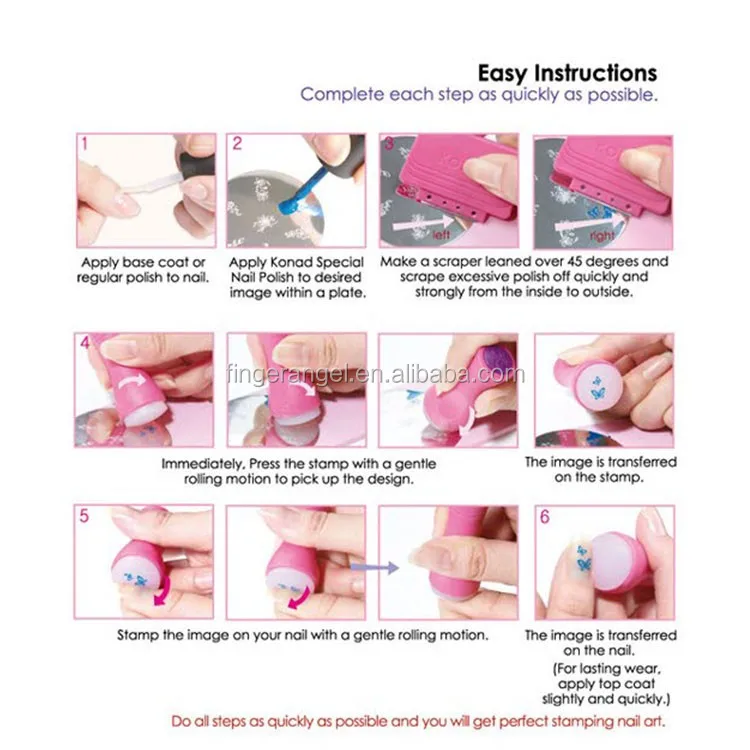 nail art stainless template