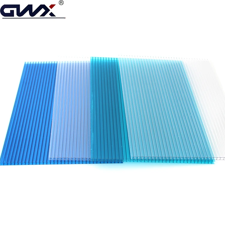 Greenhouse Roofing High Temperature Plastic Sheet Clear Twinwall