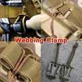 10Pcs lot Outdoor Elastic Rope Webbing Buckle Ribbon Fixed Clip Camping Tool ITW Webdom Web Dominator