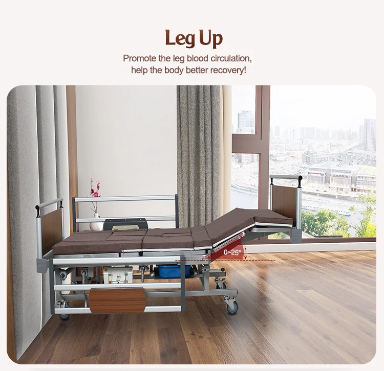 Manual Adjustable Medical Hospital Bed For Bedridden Patients Buy
