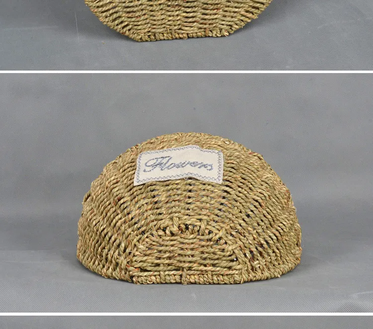 Seagrass Storage Basket with Iron Haning Frame