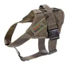Durable Strong Nylon Tactical Comfort Adjustable Military Patrol K9 Front Range Service Dog Harness Vest With Handle Training