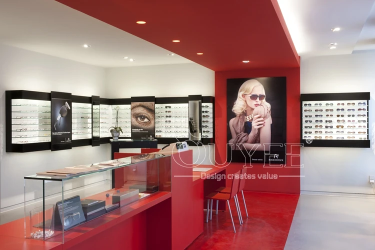 Retail Mall Sunglasses Eyewear Glasses Kiosk From Guangzhou Factory