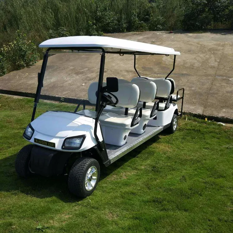 With 6 Pieces Battery 48v Enclosed Golf Cart,Used Electric Golf Carts