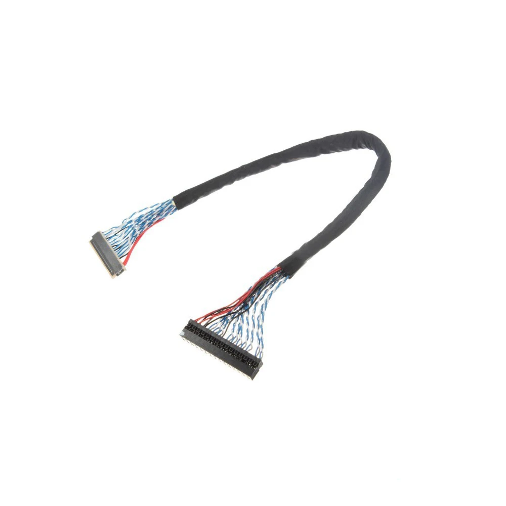 Factory 30 Pin Lcd Ribbon Cable To 40 Pin Connector Lvds Cable Assembly