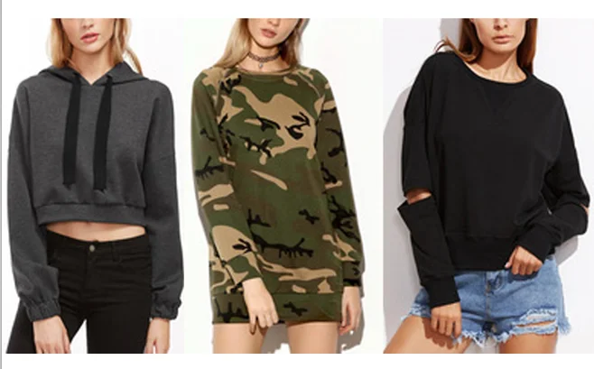 Drop Shoulder Letter Print oversized plain pullover hoodies Fashion Girls Zipper Hoodies Without Hood