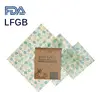 Amazon best selling beeswax cloth wraps EH013 super thin beeswax food storage wrap