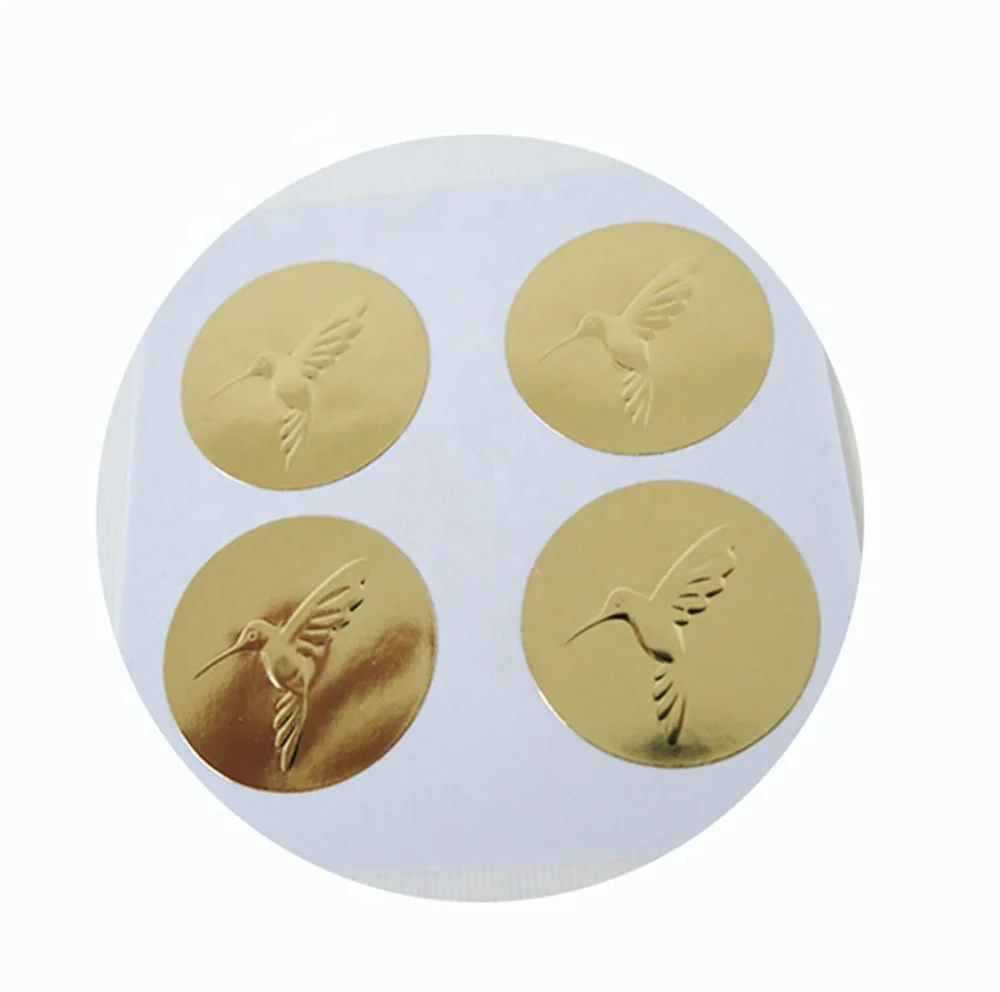 

embossed adhesive ticker etiquetas,200 Pieces, Cmyk,pantone color,full color
