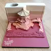 Custom gift cute design building Novelty Stick writing 3D Sticky Note Memo Pads