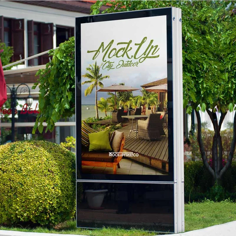 product-Outdoor WIFI network lcd advertising display tft lcd panel lcd advertising display-YEROO-img-1