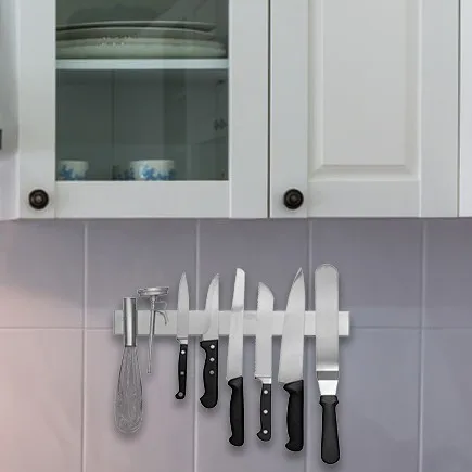 knife holder in kitchen
