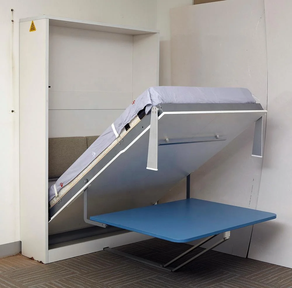 モダンなウォールベッドベッドルーム家具省スペース折りたたみ式ウォールマーフィーベッドデスク付きクイーンサイズa2300 Buy モダンな