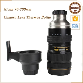 Nican Camera Lens Thermos Flask Vacuum 