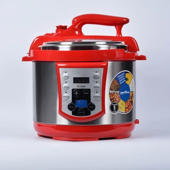 Adjustable 4l Electrical Pressure Cooker Red Color - Buy Pressure