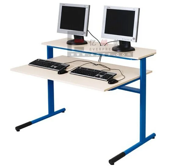Cheap Wooden Flip Smart Computer Desk And Chair Metal Training