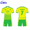 Hot sale thai quality football jerseys custom soccer wear kids