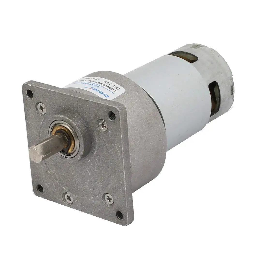 DC 12V 75RPM 6mm Shaft Electric Geared Box Speed Reduce Motor for DIY Smart Car