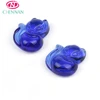 China 's new design of animal fox shape fashion high quality crystal glass beads 24*18*9 MM fashion jewelry earrings