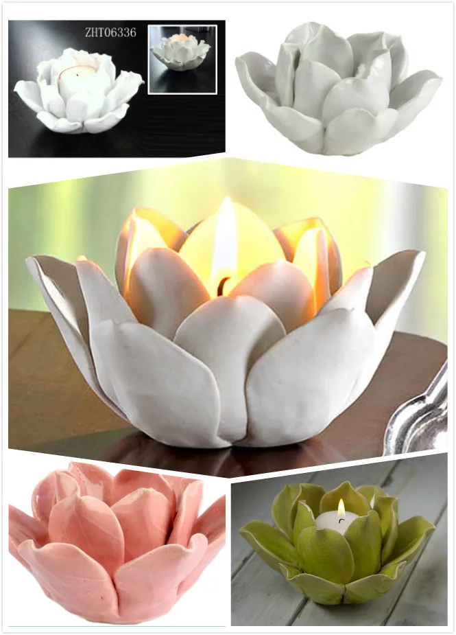 Ceramic Lotus Votive Tea Light Decorative Candle Holder Buy Ceraimic