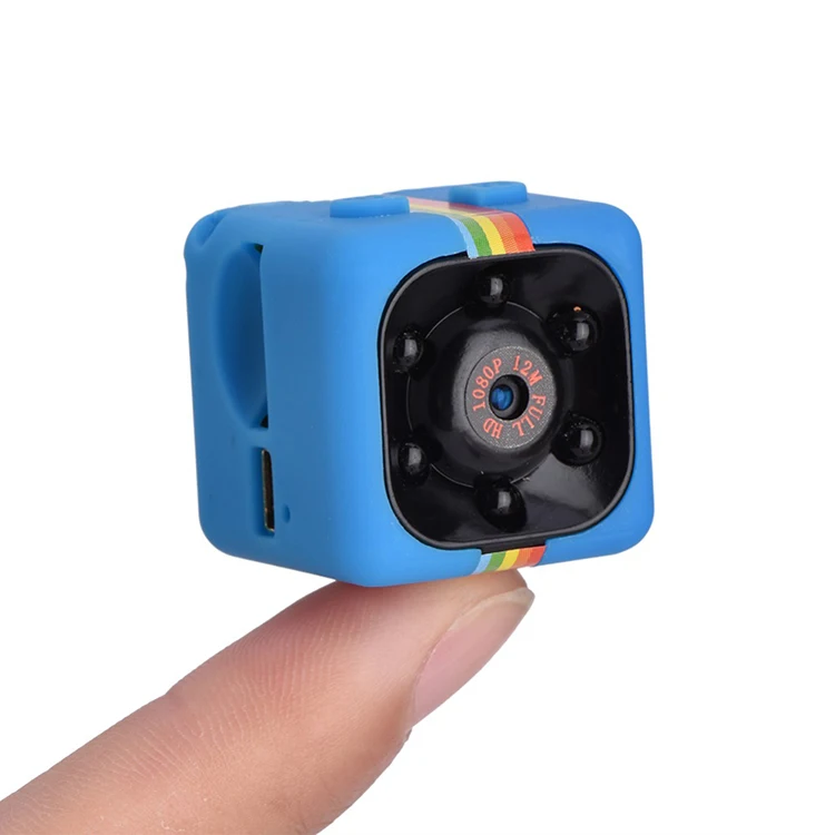 SQ11 Mini DV HD 1080P 2MP Sport Recorder Camera with Holder, Support Monitor Detection & IR Night Vision & TF Card