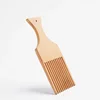 Wholesale high quality customsized wide tooth wooden beard comb for men
