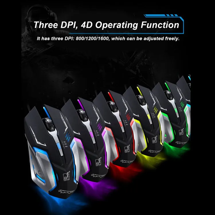 OEM K1 Silent Mute Optical RGB Gaming Mouse Mechanical Appearance Wired USB Game Mobile Mouse for Computer