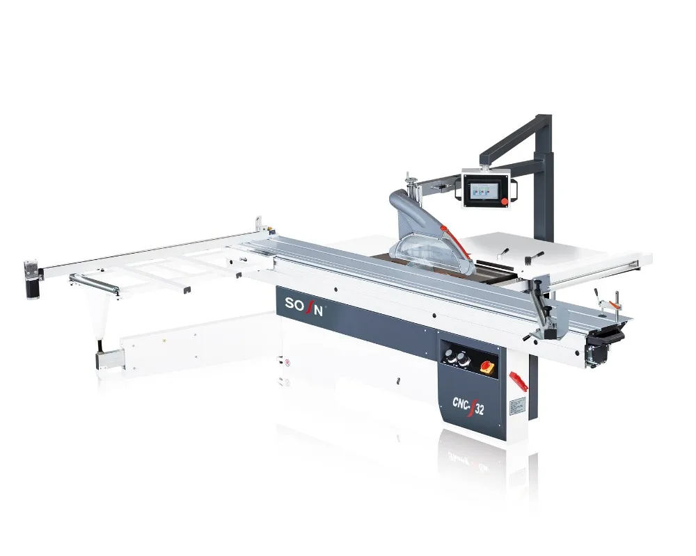 All Control In An Touch Screen Cnc Precision Sliding Table Saw With