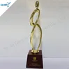 Quality Gold Metal Unique Dancing Abstract Trophy with Base