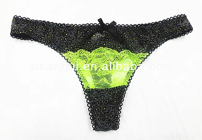 green ladies underwear