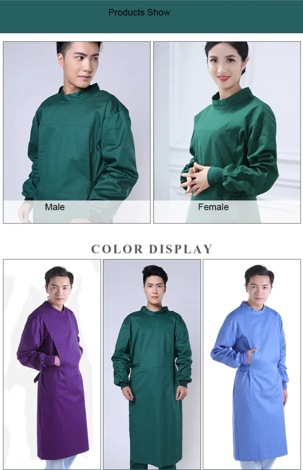 健康和医疗可换长袖批发医院医生的制服手术礼服手术室手术礼服