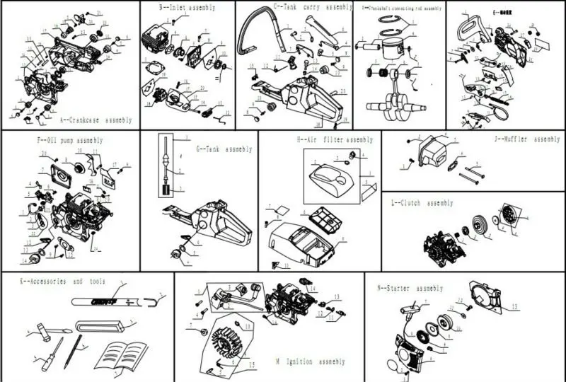 Chain Saw Spare Parts For 5200 Buy Chainsaw Spare Parts,5200 Chain