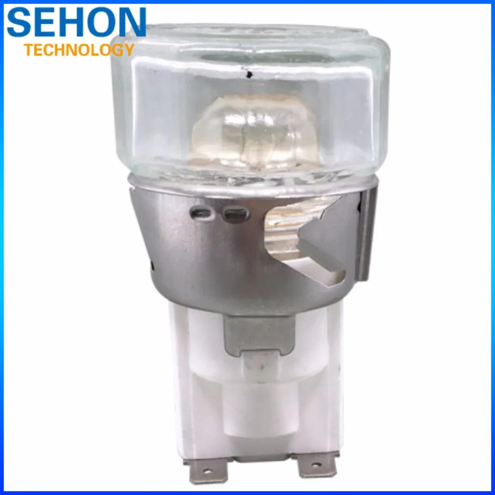T300 Porcelain Ceramic Oven Lamp Holder Socket With E14 Light Bulb