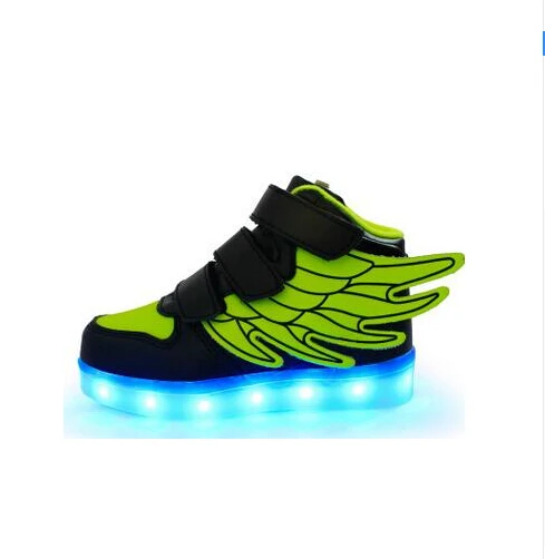 2016 The new children s shoes with a USB charging light children shoes fashion shoes bright