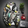 Spring Jacket Long Sleeve Windbreaker Zipper Windbreakers Men's Drawing Fashion Jackets