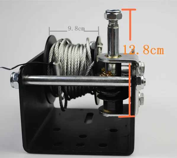 Mini Multifunctional Worm Gear Hydraulic Compact Winch/hand Worm Gear