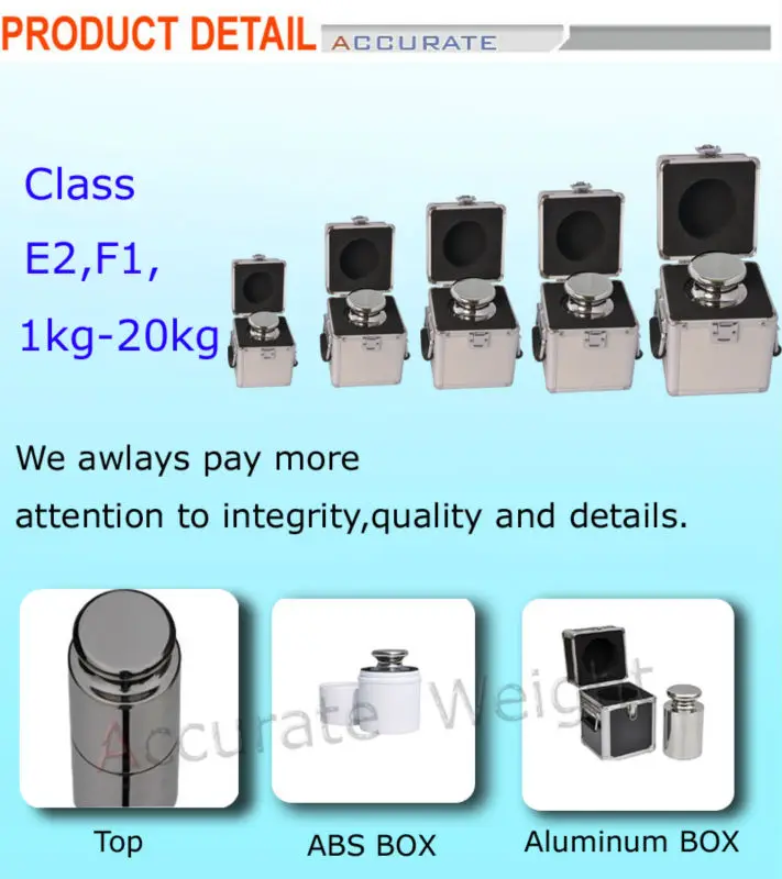 Oiml 10kg Stainless Steel Scale Calibration Weight Standard Weights For ...