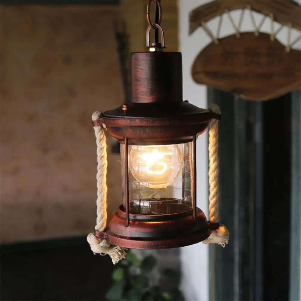 GAO LGDT Retro nostalgic chandeliers, loft chandeliers, iron chandeliers chandeliers 21CM 90CM