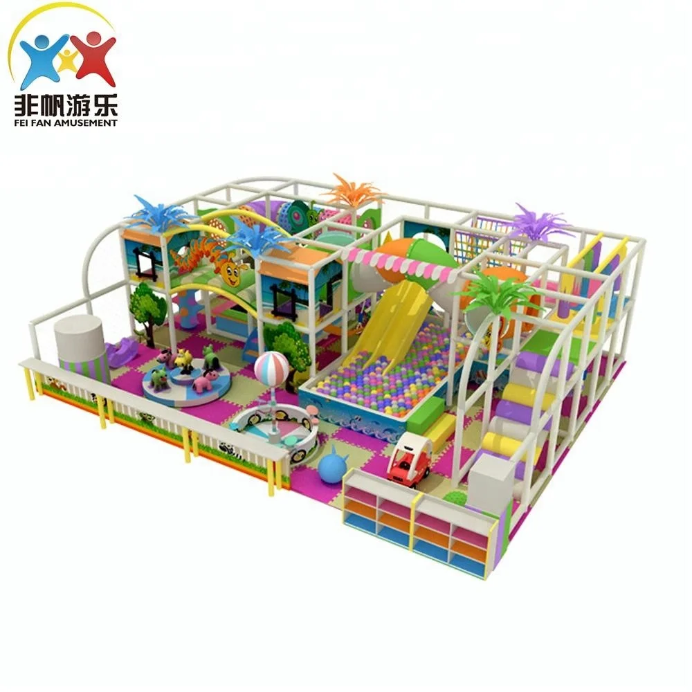 Kid's Zone Indoor Soft Playground Equipment Iron Mountain