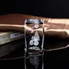 50*50*80mm crystal 3d laser crystal cube