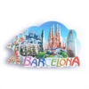 Barcelona Famous Items Cheap Customized Gift Tourist Fridge Magnet Souvenirs