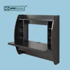 OEM Service Wood Wall Mounted Floating Desk with Storage/Black
