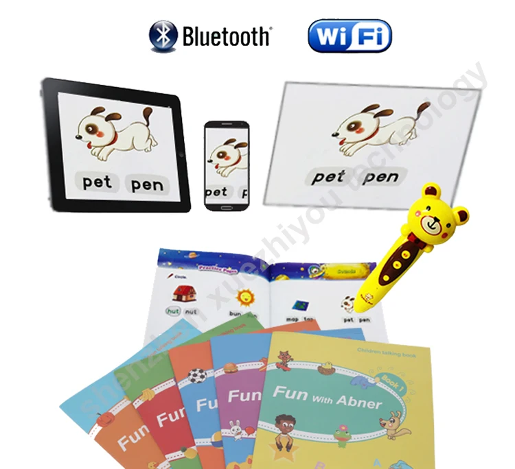 Bluetooth Talking Reading Pen Interactive Educational Toys for Students Magic Learning Machine for School