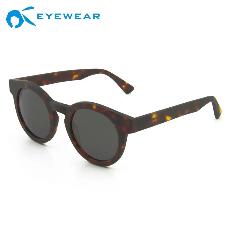 Round Sunglasses Unisex Eyeglass Frame Matte Black Sunglasses - Buy ...