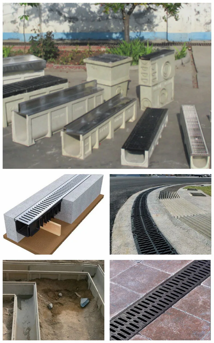 Economic And Efficient Trench Drain Drainage Channel Rain Gutter Gold