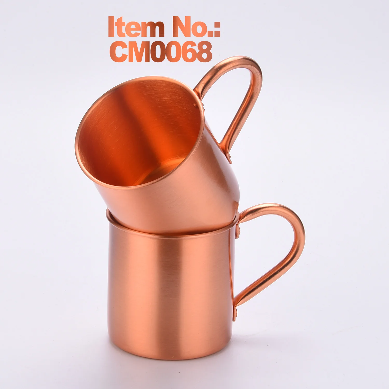 Tito's Reds Copper Travel Coffee Cup Beer Tin Copper Mug Set Wholesale