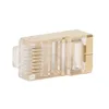 Cat5e RJ45 Shielded Modular Plugs Connectors for Solid and Stranded Wire Networking Cable