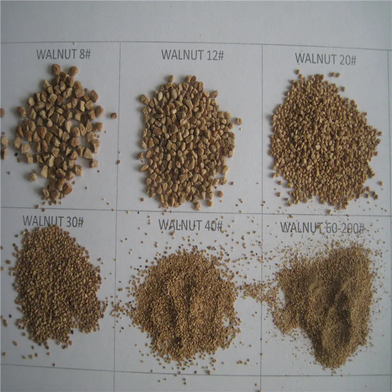 Sand Blasting Media Walnut Sand / Crushed Walnut Shell In Abrasive