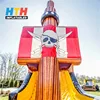 Sewing inflatable pirate ship bounce house with vivid pirate printing