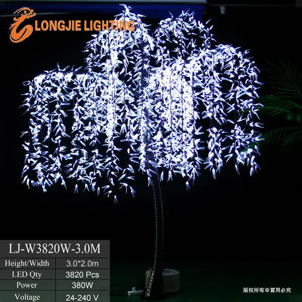 3820 3.0m Hoog Artificiële Geleid Verlichte Takken Led Wilg ... 3820 3.0m Hoog Artificiële Geleid Verlichte Takken Led Wilg ...