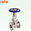 6 inch water manual slide gate valve dn200 gear operator ANSI class 150/300